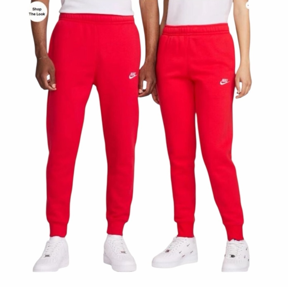 NIKE Sportswear Club Fleece Jogger Red Size Small